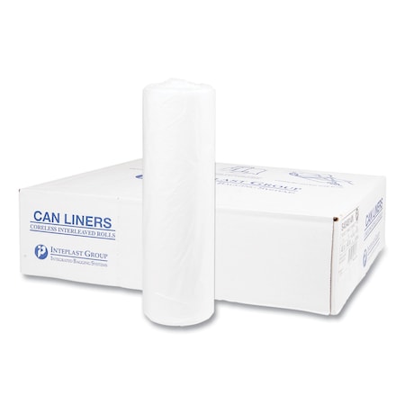 Integrated Bagging Systems 45 gal Trash Bags, 40 in x 48 in, Heavy-Duty, 14 microns, Clear, 250 PK S404814N